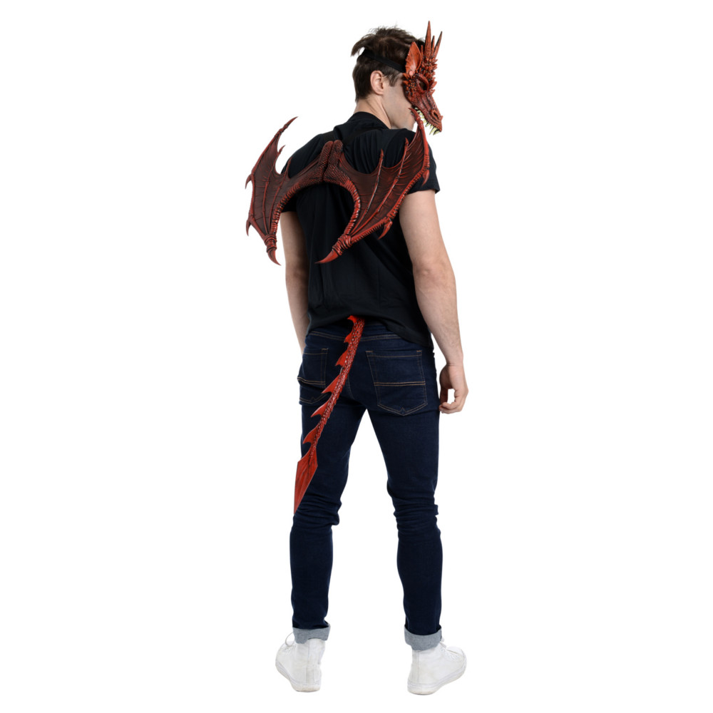Zac's Alter Ego - Rubber dragon Wings - Red